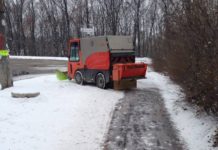 Deszăpezirea sectorului Ciocana