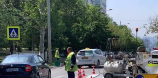 Startul lucrărilor de aplicare a marcajului rutier pe străzile din capitală