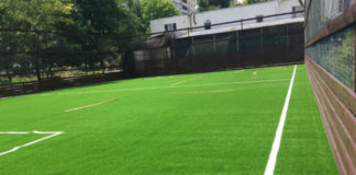 Două terenuri de joacă de la Ciocana, pregătite pentru primul meci de fotbal