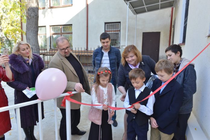 Inaugurarea cantinei Centrului pentru Copilărie, Adolescență și Familie