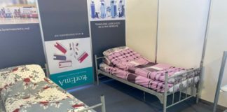 Au fost finalizate lucrările de amenajare a Centrului COVID de la CIE „Moldexpo”