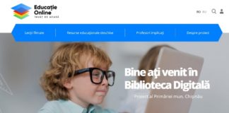 Platforma de învățare „Educațieonline.md” a fost suplinită cu lecții noi