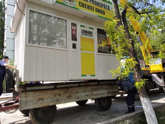 Evacuarea gheretelor din data de 11.05.2020 în sectorul Ciocana