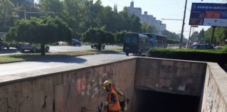 Lucrări de reabilitare a pasajului subteran de pe bd. Dacia – str. Teilor