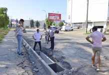 Ion Ceban a inspectat desfășurarea lucrărilor de reabilitare a străzii Albișoara
