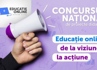 Concursul de proiecte didactice „Educație online de la viziune la acțiune”