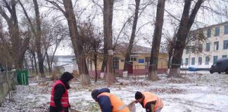 Lucrări de deszăpezire și salubrizare din sectorul Ciocana la data de 08.12.2020