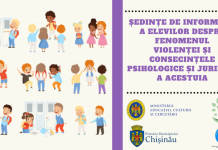 Ședințe de informare a elevilor despre fenomenul violenței și consecințele psihologice și juridice a acestuia