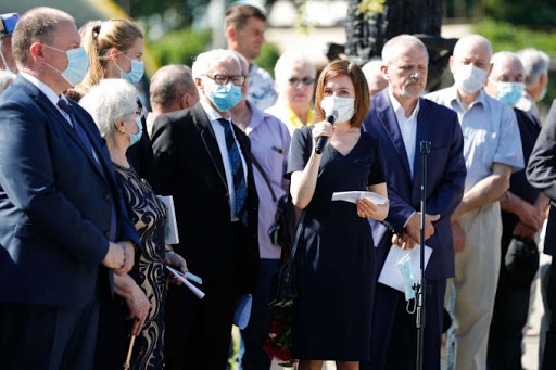 Președintele Maia Sandu: „E de datoria noastră să păstrăm vie memoria și să transmitem această memorie noilor generații"