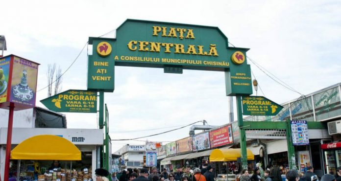 Piața Centrală din Chișinău revine la regim obișnuit de lucru