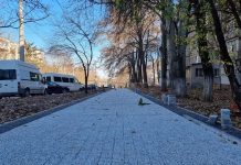 Trotuarele din capitală, în reparație. Unde au loc lucrări la moment