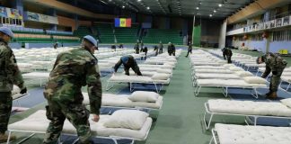Manejul Atletic din capitală, amenajat pentru refugiați