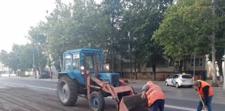 Pe str. Calea Ieșilor au demarat lucrarile de reabilitare a carosabilului