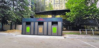 5 din 41 de platforme modulare pentru colectarea deșeurilor menajere, instalate în Capitală