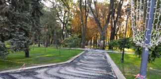 Lucrările de reabilitare a Grădinii Publice Scuarul Catedralei Mitropolitane „Nașterea Domnului”, sunt pe ultima sută de metri
