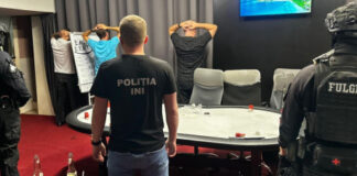 Percheziții într-un cazinou clandestin din capitală: Trei persoane reținute