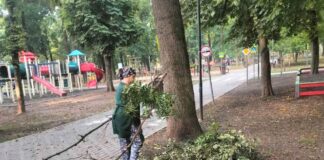 Echipele municipale au intervenit după ploaia torențială din Chișinău