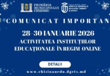Elevii din municipiul Chișinău vor studia online până la finele săptămânii