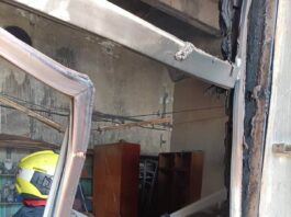 Incendiu la etajul 5 al unei clădiri din Chișinău: un bărbat, intoxicat cu fum