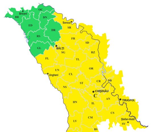 Atenție, chișinăuieni: Cod Galben de instabilitate atmosferică