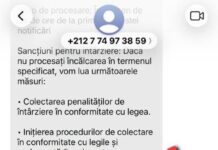 Poliția avertizează: circulă mesaje SMS false, expediate în numele instituției