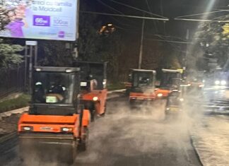 Continuă lucrările de reabilitare a străzii Gheorghe Asachi